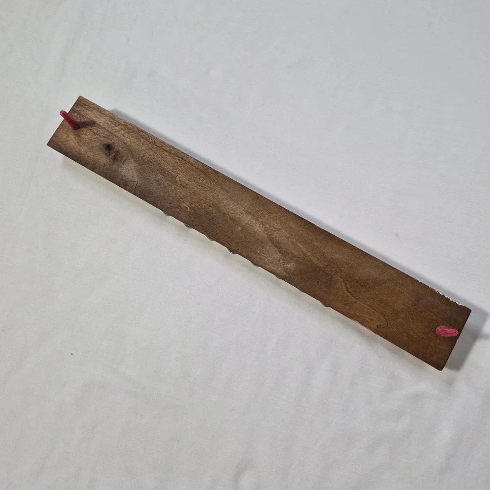 Vintage Tie Rack Wood Metal‎ Scarf Belt Necktie Organizer Swinging Arms Holds 24